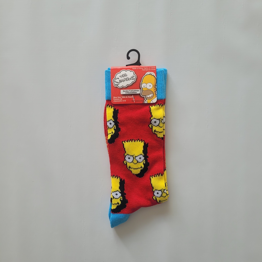 Bart Simpson Womens Socks NWT